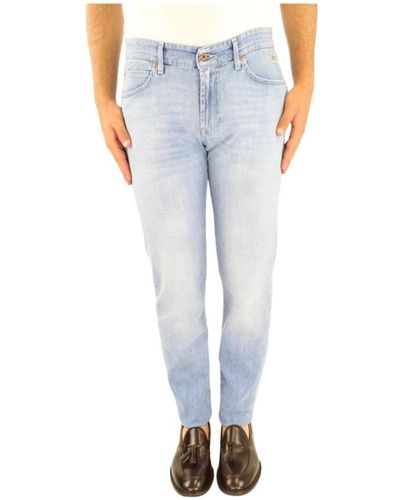 Roy Rogers Denim reißverschluss jeans - Blau