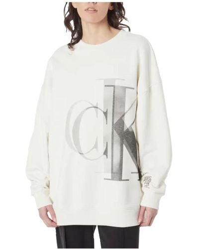 Calvin Klein Sweatshirts - Blanc