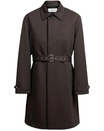 Lanvin Belted coats - Nero