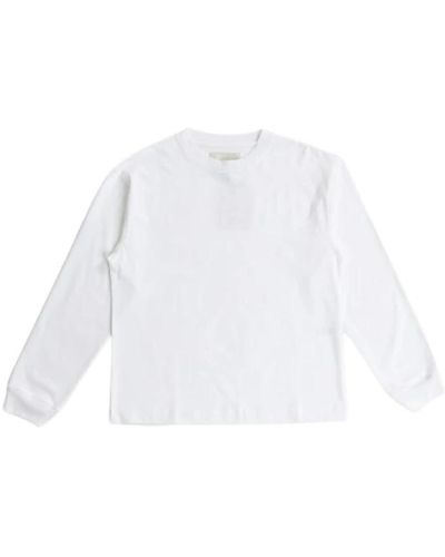 Studio Nicholson Long sleeve tops - Bianco