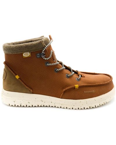 Hey Dude Shoes > boots > lace-up boots - Marron