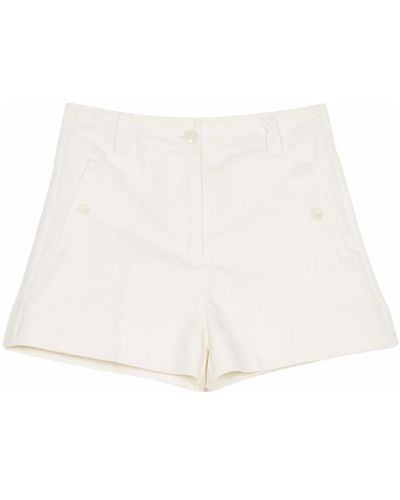 Twin Set Short Shorts - White