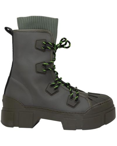 Vic Matié Shoes > boots > lace-up boots - Vert