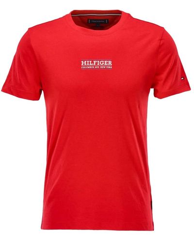 Tommy Hilfiger T-shirt small hilfiger tee - Rosso