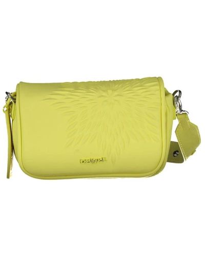 Desigual Gelbe handtasche mit abnehmbarem riemen