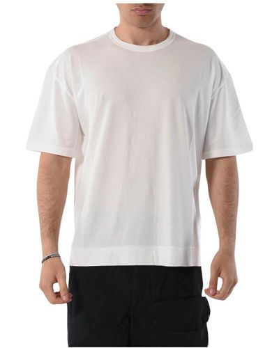 C.P. Company Baumwoll-t-shirt mit rundhalsausschnitt - Weiß