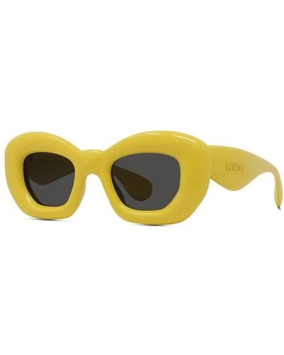 Loewe Schmetterling sonnenbrille inflated kollektion - Gelb