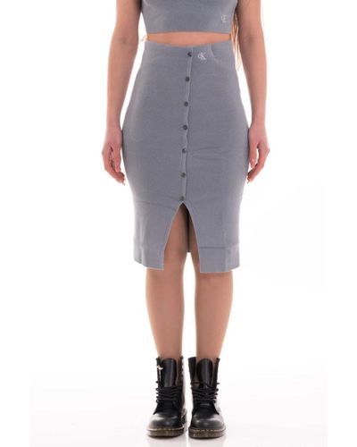 Calvin Klein Button down skirt - Grigio
