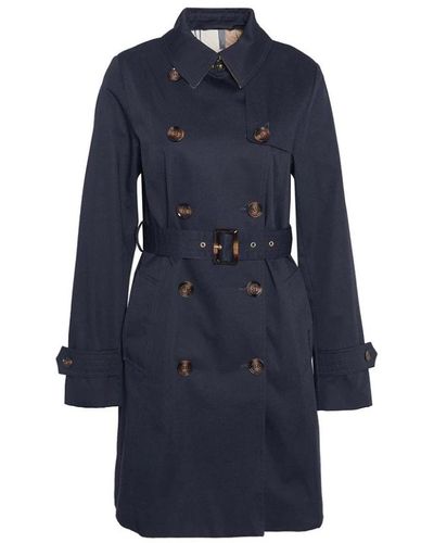 Barbour Coats > trench coats - Bleu