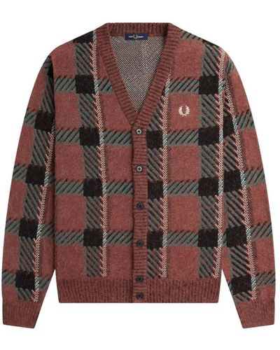 Fred Perry Cardigans - Brown