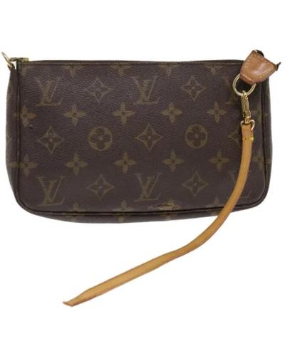 Louis Vuitton Borsa louis vuitton in tela marrone usata