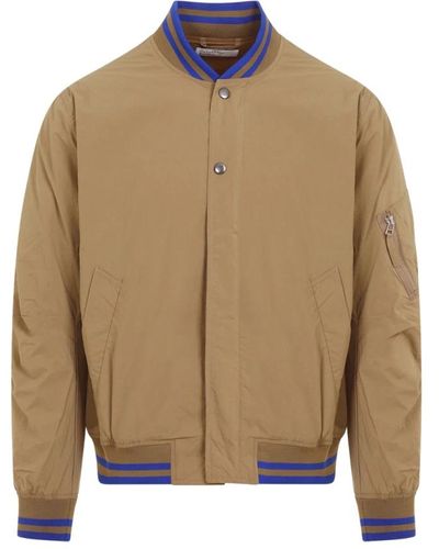 Universal Works Sand ns bomber giacca - Marrone