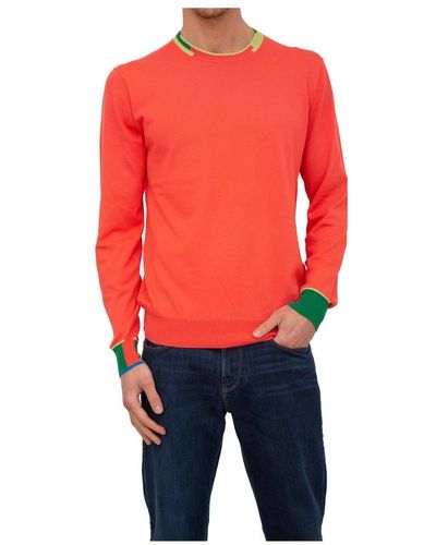 Peuterey Round-Neck Knitwear - Red