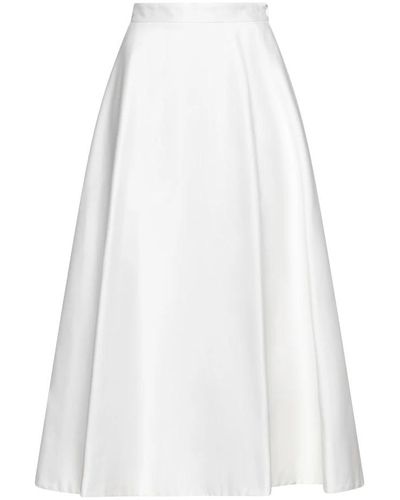 Blanca Vita Midi Skirts - White
