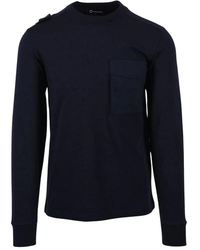 MA.STRUM Sweatshirts & Hoodies > Sweatshirts - Blauw