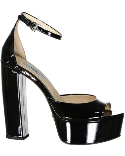 Prada High Heel Sandals - Black