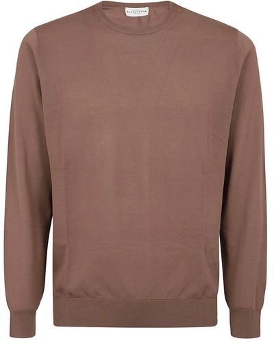 Ballantyne Round-Neck Knitwear - Brown