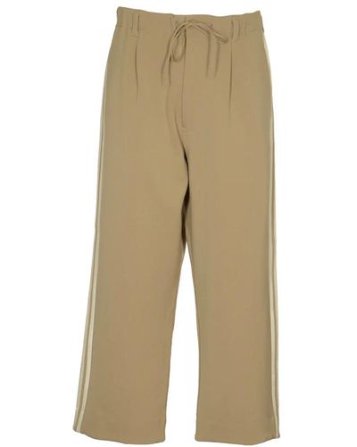 Y-3 Wide Trousers - Natural