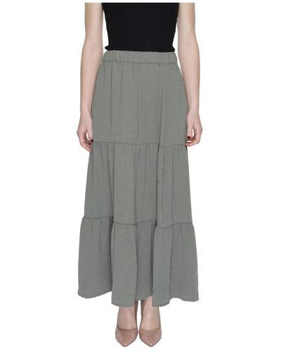 Jacqueline De Yong Midi skirts - Gris