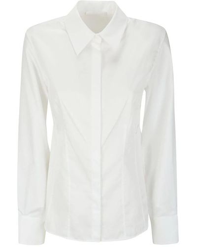 Helmut Lang Camisa con corte cosido - Blanco