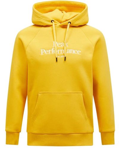 Peak Performance Original hoodie - Gelb