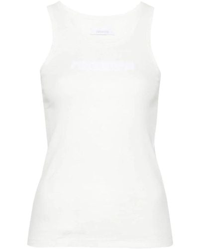 Rabanne Sleeveless Tops - White