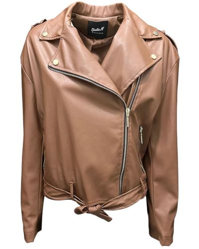 Giulia N Couture Jackets > light jackets - Marron