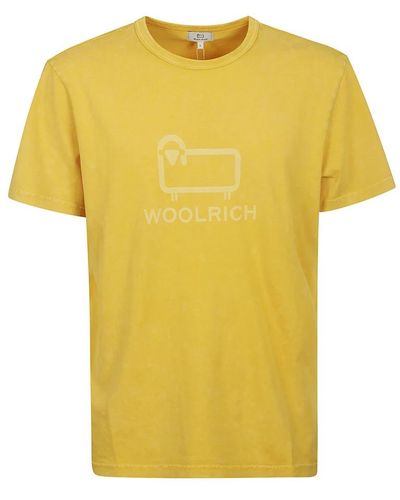 Woolrich T-Shirts - Yellow