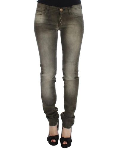Ermanno Scervino Wäsche baumwollmischung schlanke fit -jeans - Grün