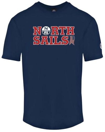 North Sails T-shirts - Blau