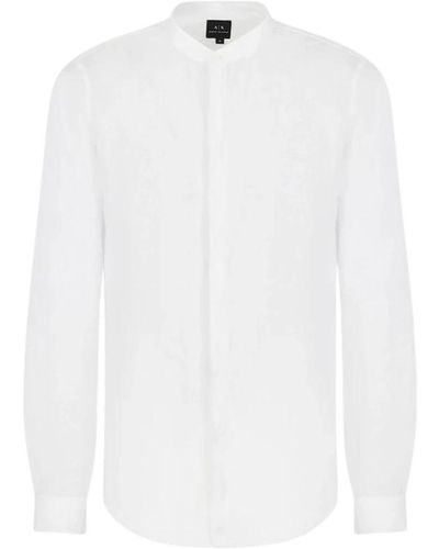 Armani Exchange Formal shirts - Weiß