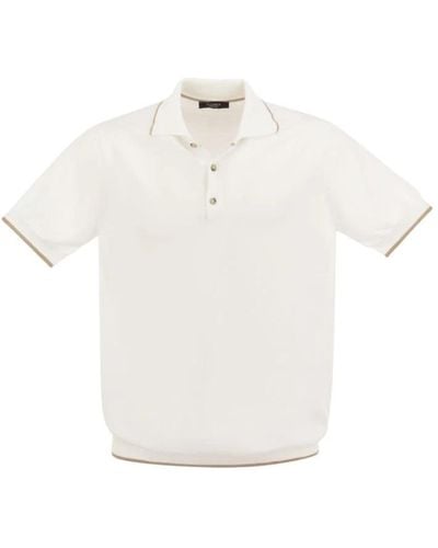 Peserico Poloshirt - Weiß