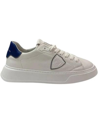 Philippe Model Mixage blanc bleu sneakers - Grigio