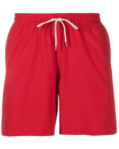 Polo Ralph Lauren Shorts da mare rossi per uomo - Rosso