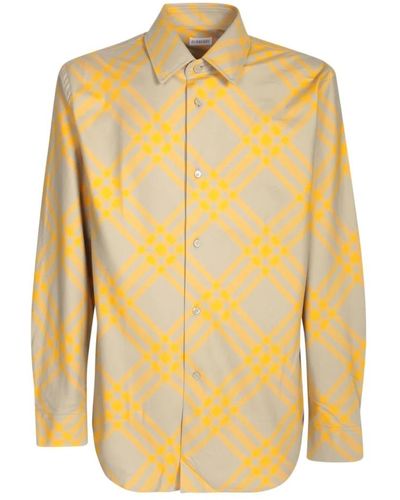 Burberry Casual Shirts - Yellow