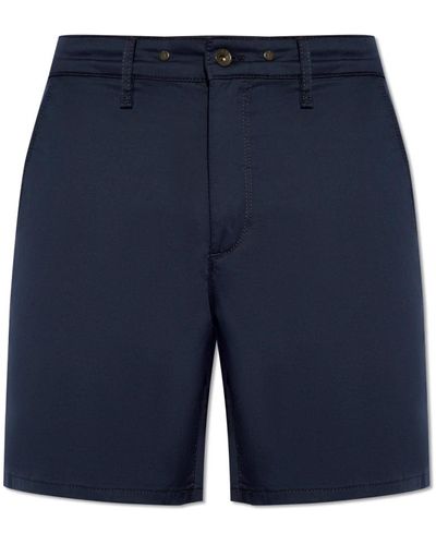Rag & Bone Pantaloncini di cotone zaffiro - Blu