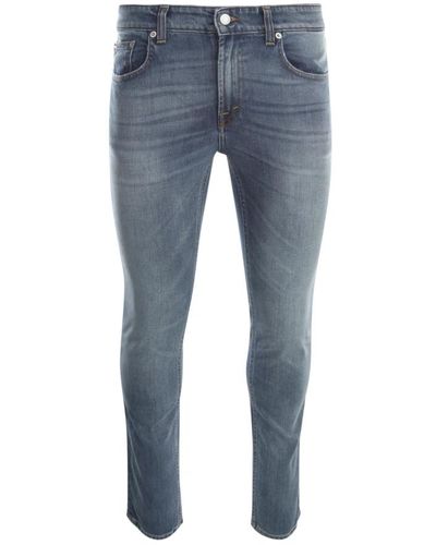 Department 5 Skeh jeans five pockets super slim - Blu