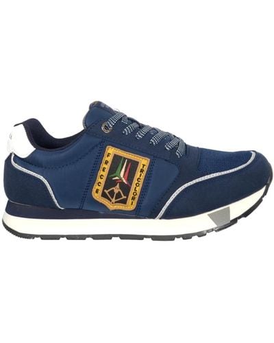 Aeronautica Militare Sneakers classiche con frecce tricolori in blu
