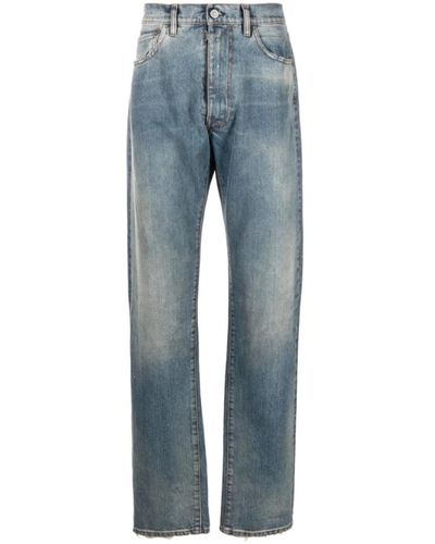 Maison Margiela Hellblaue low rise jeans