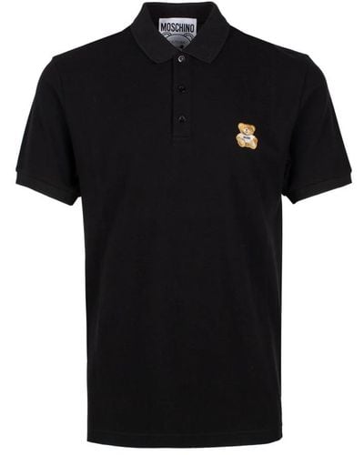 Moschino Polo Shirts - Black