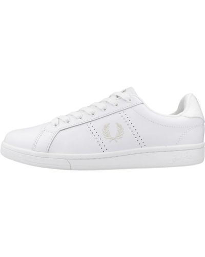 Fred Perry Sneakers - Weiß