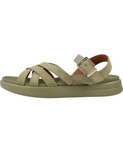 Geox Flat sandals - Grün