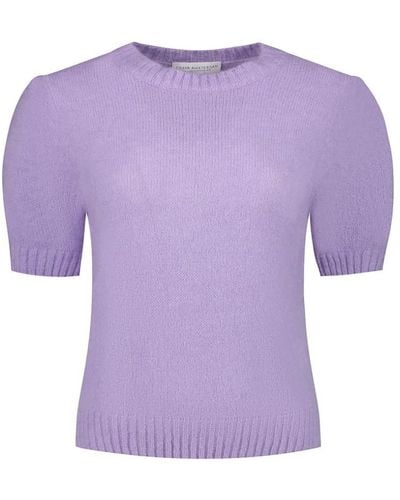 Amaya Amsterdam Round-Neck Knitwear - Purple