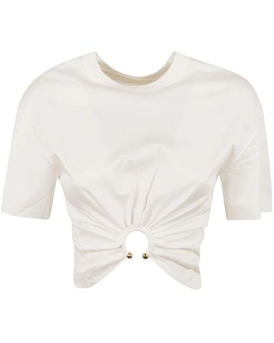 Rabanne Tops > t-shirts - Blanc