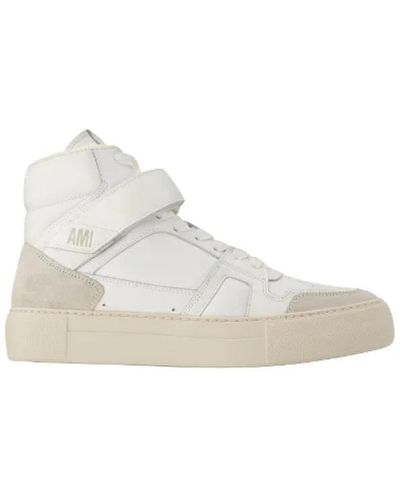 Ami Paris Leder sneakers - Weiß