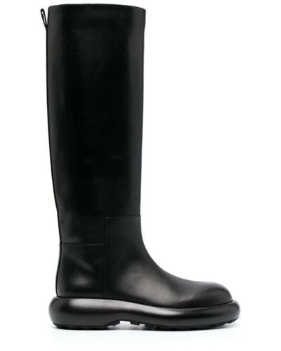 Jil Sander High Boots - Black