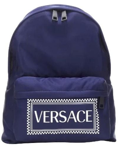 Versace Canvas reisetaschen - Blau