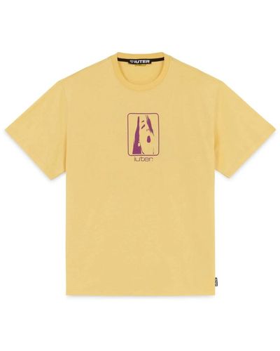 Iuter Kontrolle. t-shirt - Gelb