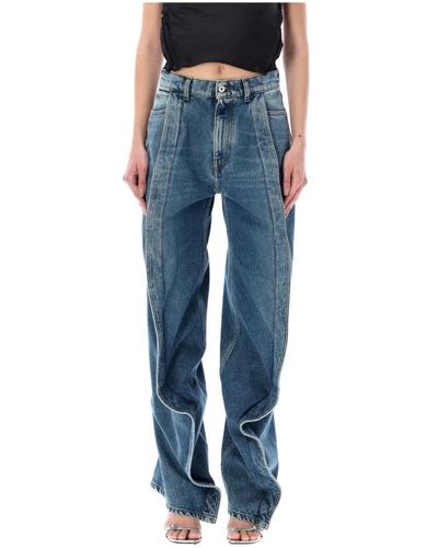 Y. Project Wide Jeans - Blue