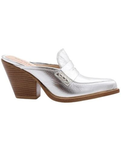 Laura Bellariva Shoes > heels > heeled mules - Blanc